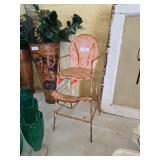 Vintage Metal High Chair