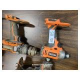 RIGID BRAND BATTERY POWERED DRILL SET