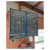 NUT & BOLT BINS, HAND SAWS, MISC. ITEMS