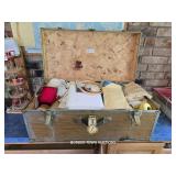 TRUNK AND CONTENTS, HOOPS,