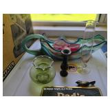 SWIRL GLASS, AND MISC. ITEMS