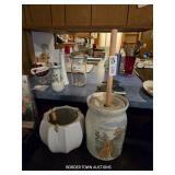 DECORATIVE CHURN, PLANTER