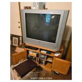 TV, CABINET AND CONTENTS