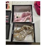 Forever Brand Rhinestone Stiletto Heel Sandals
