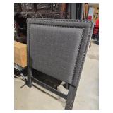 Upholstered Nailhead Trim Twin Headboard