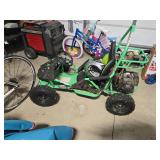 Youth Gas-Powered Off-Road Go-Kart with Helmet