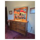 Young Republic Solid Maple Dresser with Mirror