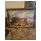 Set of Three Decorative Framed Wall Art Pieces