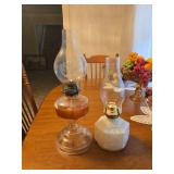 Set of Two Vintage Oil Lamps