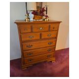 Traditional Six-Drawer Wooden Chest of Drawers