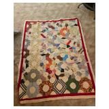 Vintage Multi-Pattern Patchwork Quilt