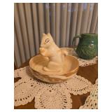 VINTAGE JUANITA WARE SQUIRREL NUT BOWL