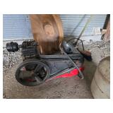 Air Compressor and Concrete Finishing Tool