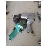 Set of Two Pneumatic Impact Wrenches