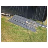 Assorted Ribbed Metal Roofing Panels