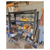 Heavy-Duty Black Industrial Storage Rack