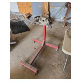 Red Steel Engine Stand