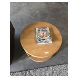 Modern Round Natural Wood Coffee Table
