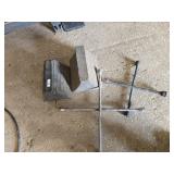 Automotive Tool Set: 2 Wheel Chocks, 2 Wrenches