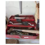 TOOL BOX, LANTERN, MISC. ITEMS