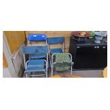 Set of Four Vintage Folding Chairs