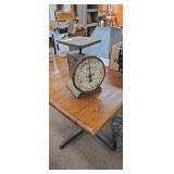 Vintage Hanson USA 25-lb Metal Postal Scale