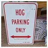 Set of 3 Decorative Metal Advertising Signs