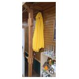 Vibrant Yellow Outdoor Patio Umbrella