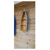 Nautical Wooden Boat Wall Shelf