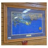 Framed Guy Harvey Mahi Mahi Print