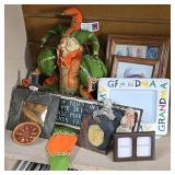 Decorative Green and Orange Jester Doll