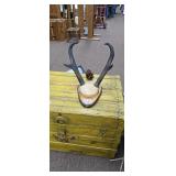 Taxidermy Chamois Antlers on Wooden Plaque
