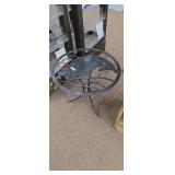 Decorative Metal Fish Motif Accent Table