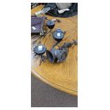 Rustic Metal Pinecone Candelabra