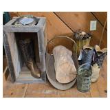 Two-Tone Western Cowboy Boots