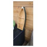 Decorative Wooden Boat Wall Shelf