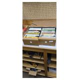 Dual-Drawer Media Organizer with Hunting VHS Set