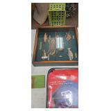 Vintage Fishing Memorabilia Shadow Box Display