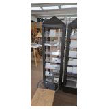 Black Pediment-Top Retail Display Tower