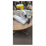 Rustic White Wooden Swan Figurine
