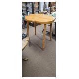 Rustic Live Edge Wood Accent Table