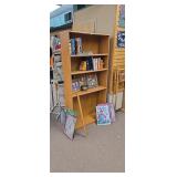 Classic Four-Tier Wooden Bookshelf