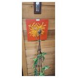 Ornate Decorative Metal Bird Garden Stand