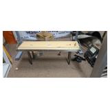 Metal Frame Low-Profile Display Bench
