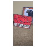 Arkansas Razorbacks Metal Wall Sign