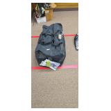 Large Black Durable Duffle Carry Bag