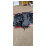 Set of Black Multi-Compartment Gear Bags