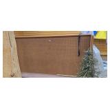 Large Wooden Pegboard Display Wall