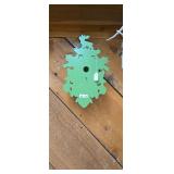 Green Decorative Moose Bird House