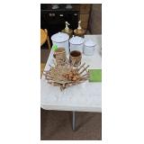 Rustic Twig and Pinecone Decorative Bowl